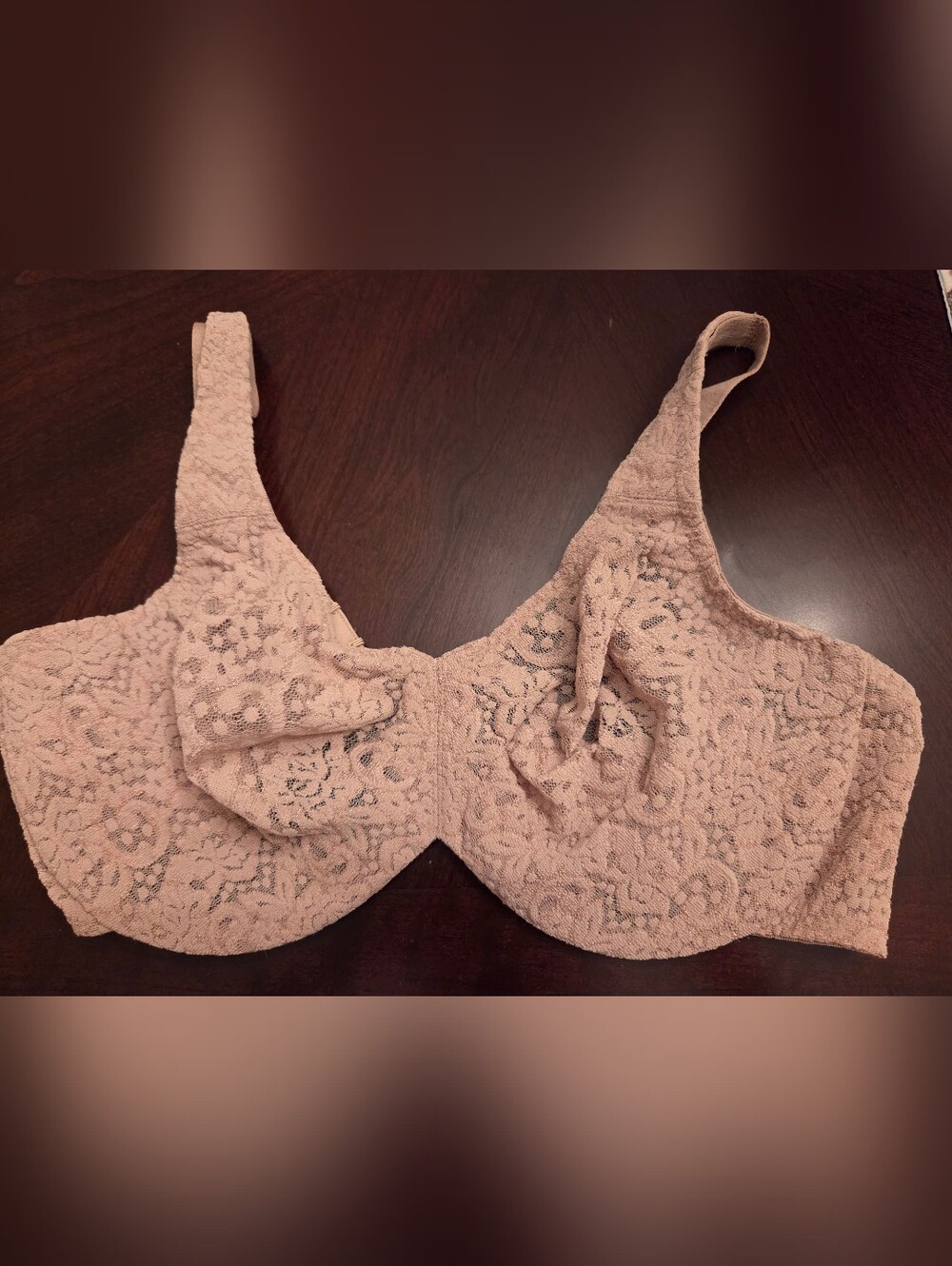 NWT WACOAL Halo Bra 32DD BEIGE #65547 Smooth Lsce Cup $74